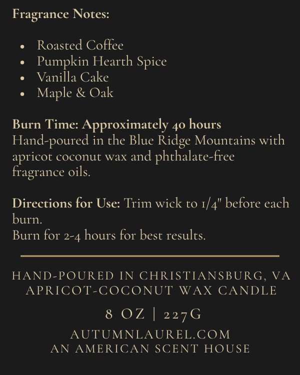 Lantern Roast Candle | Appalachian Folklore Collection