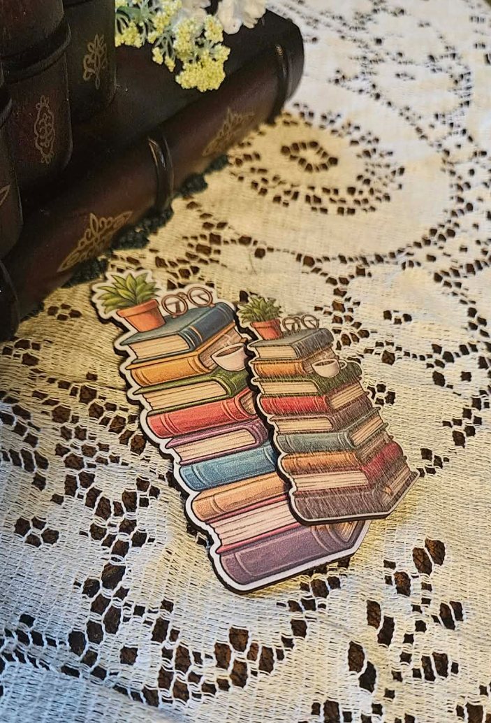 Custom Bookmarks — Personalized Wood & Faux Leather